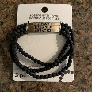 3 piece set diffuser bracelets